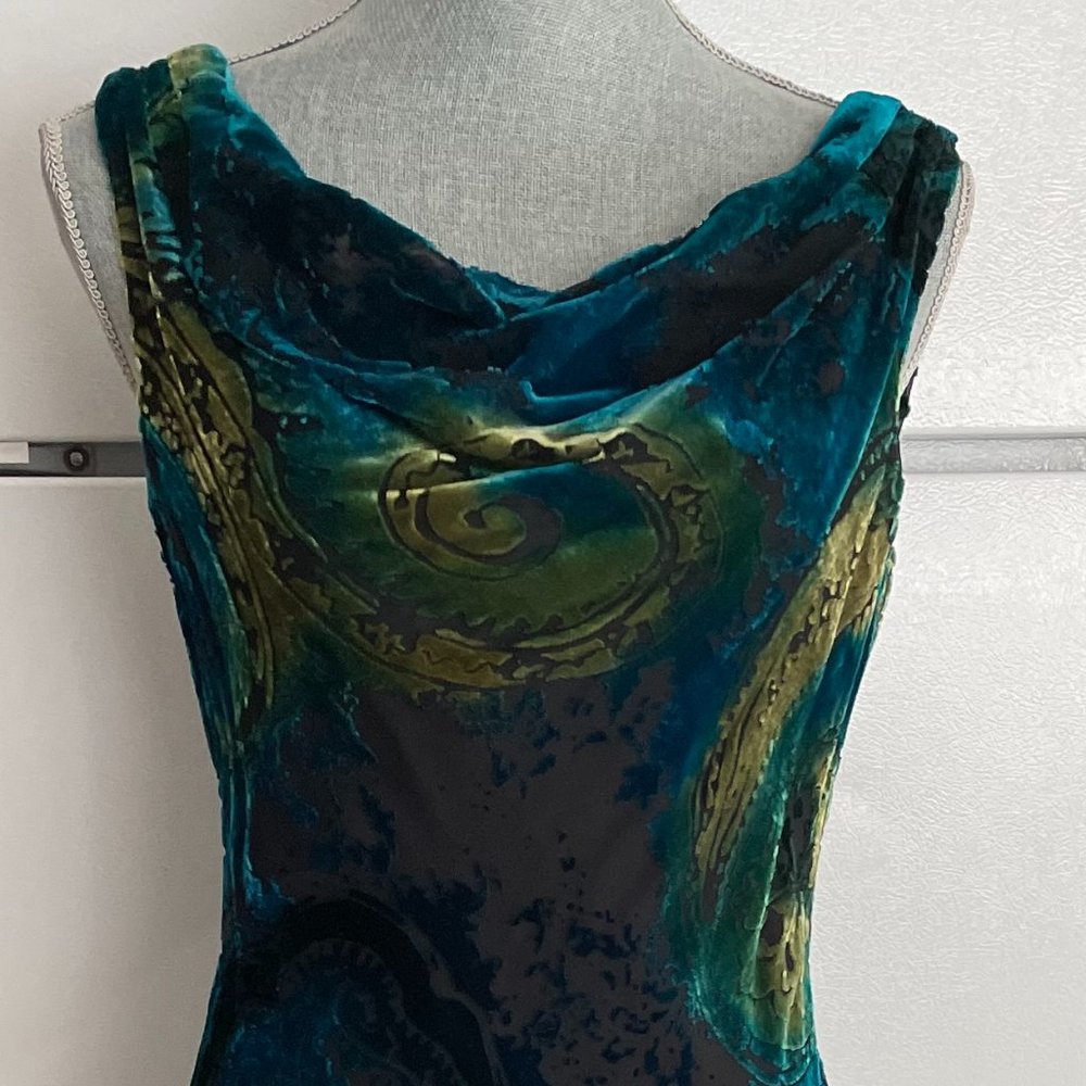 PATRA Vintage Velvet Evening Formal Dress
